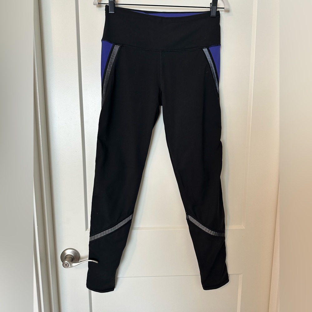 VSX Black and Purple Athletic Leggings